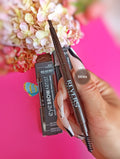 Contur sprancene automat, tip marker, cu pensula speciala, Eye Brow Artist, Revers, maro inchis