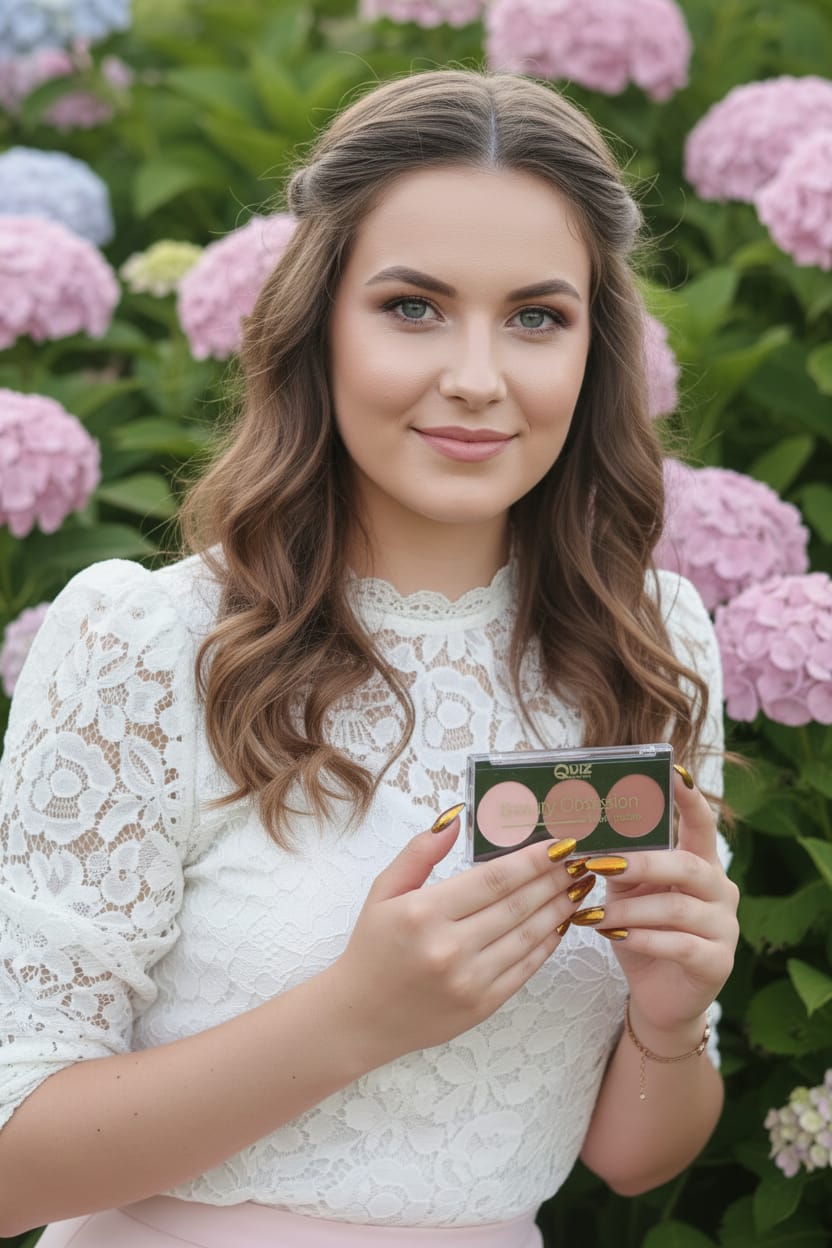 Paleta machiaj Beauty Obsession - Blush, Quiz Cosmetics, 9g