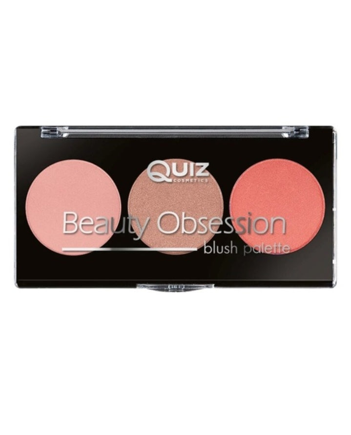 Paleta machiaj Beauty Obsession - Blush, Quiz Cosmetics, 9g