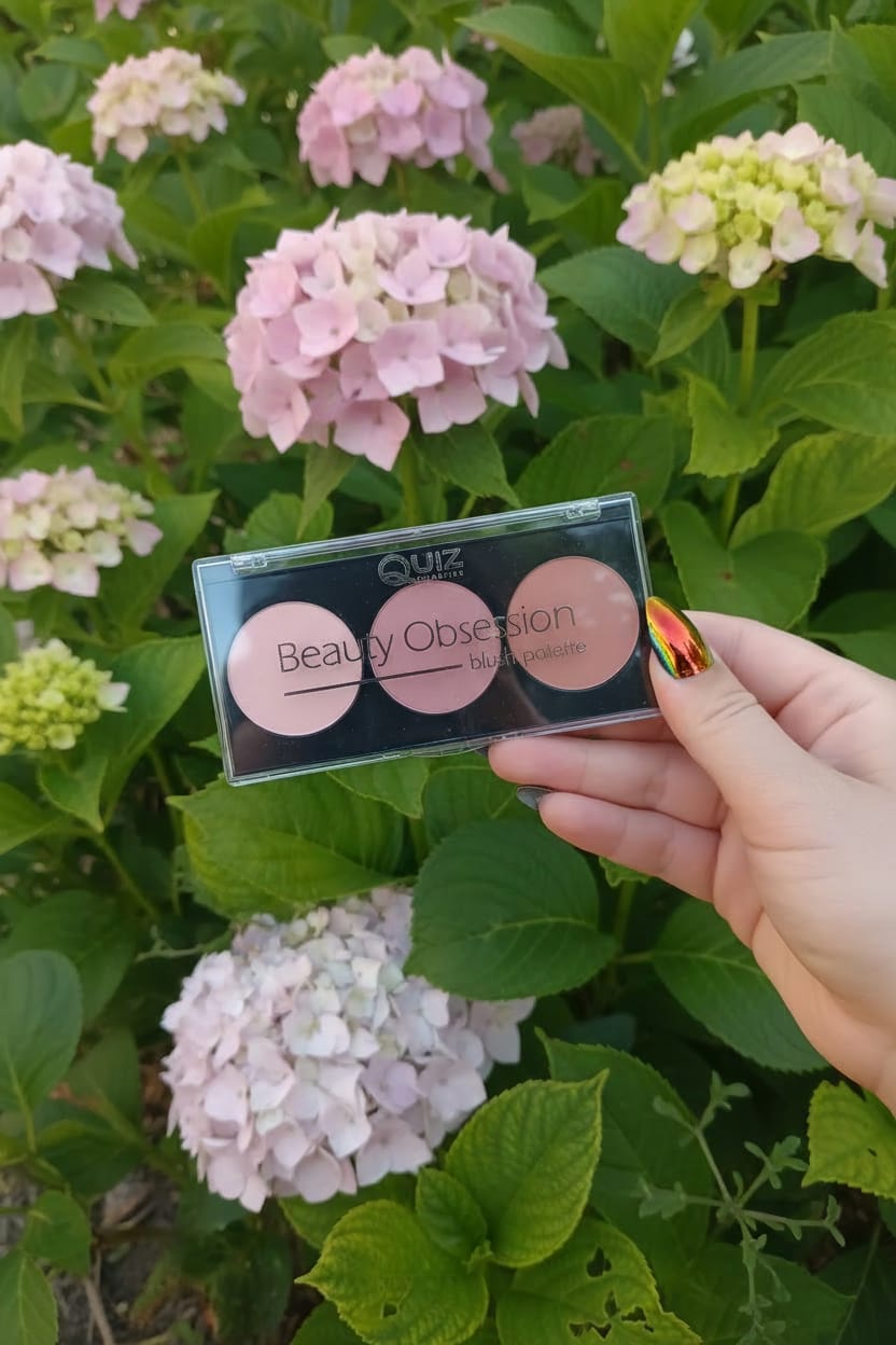 Paleta machiaj Beauty Obsession - Blush, Quiz Cosmetics, 9g
