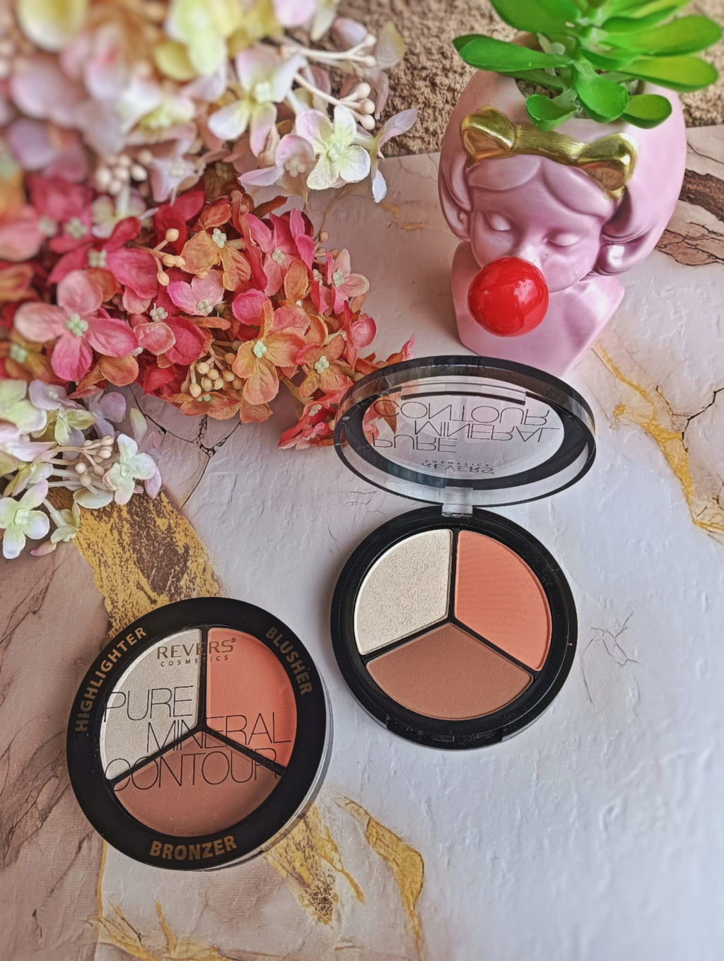 Paletă Contur Pure Mineral Contour, Revers Cosmetics, nr 1
