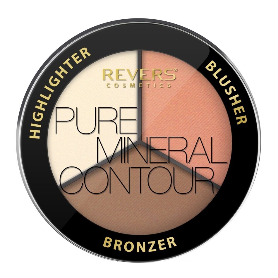 Paletă Contur Pure Mineral Contour, Revers Cosmetics, nr 1