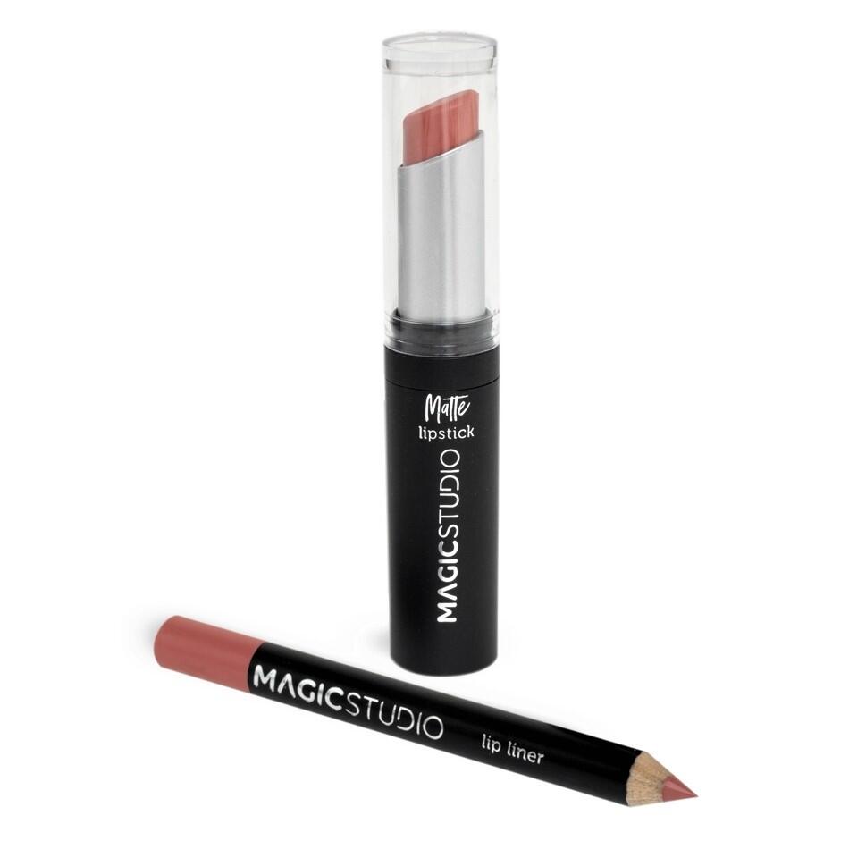 Magic Studio Long Wear Lipstick Duo – Matte Lipstick & Lip Liner