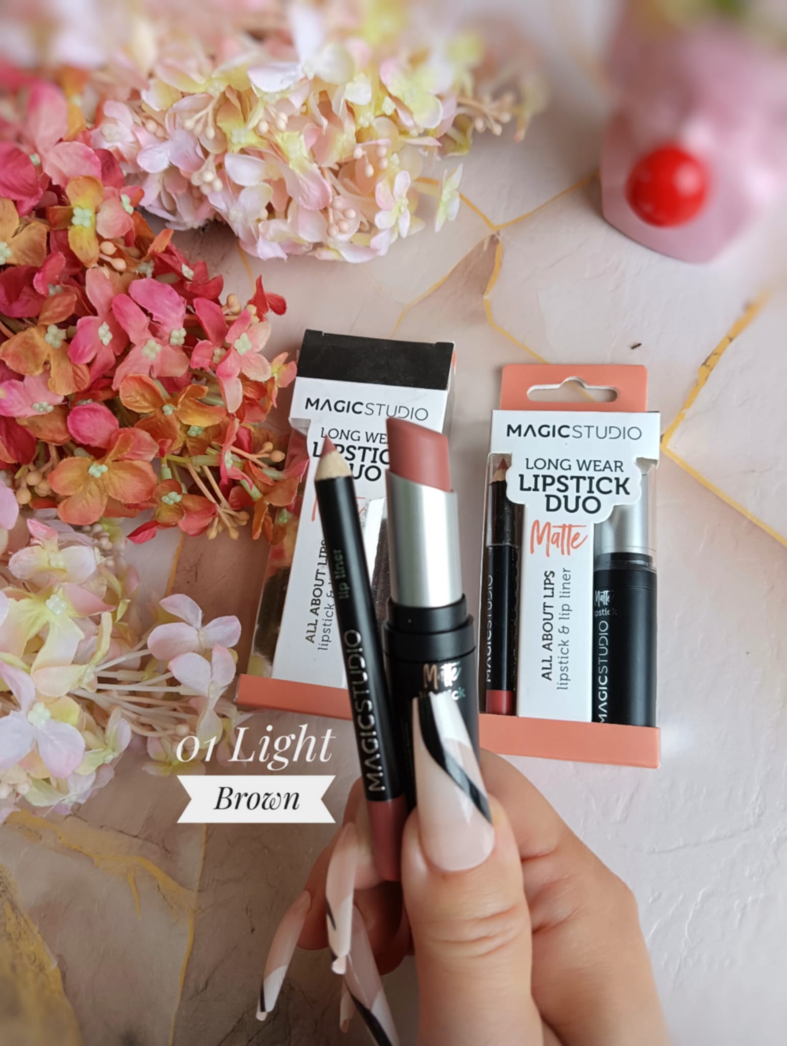 Magic Studio Long Wear Lipstick Duo – Matte Lipstick & Lip Liner