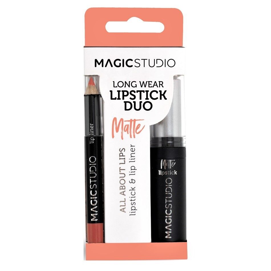 Magic Studio Long Wear Lipstick Duo – Matte Lipstick & Lip Liner