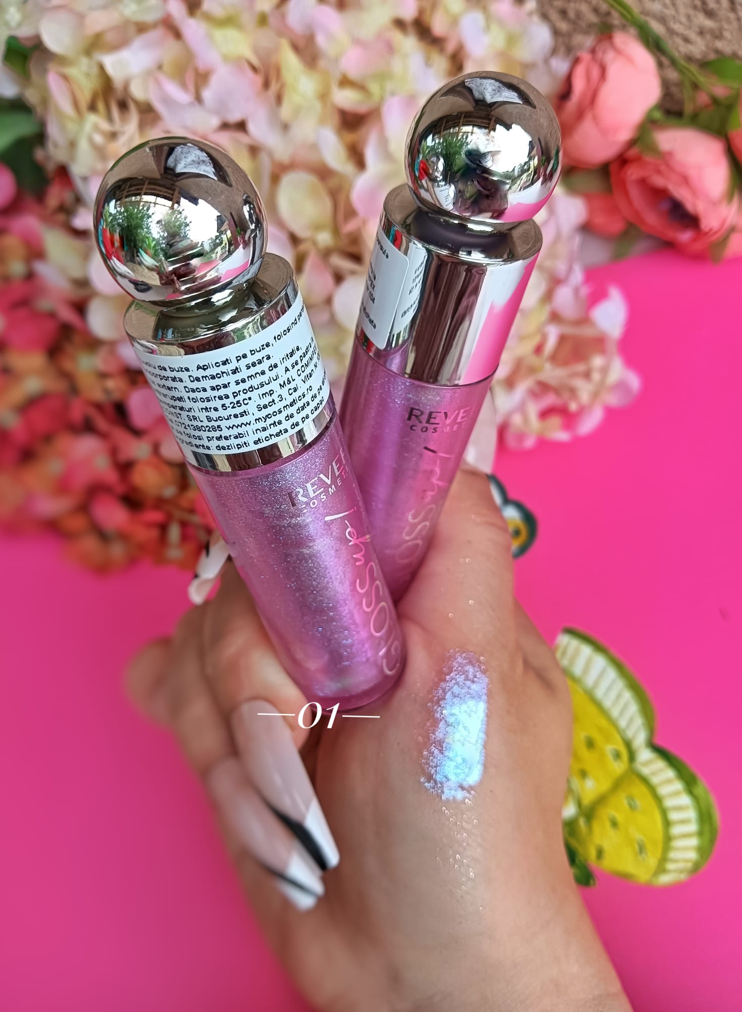 Gloss Up 3D Chromatic Touch 01, Revers Cosmetics, 5ml