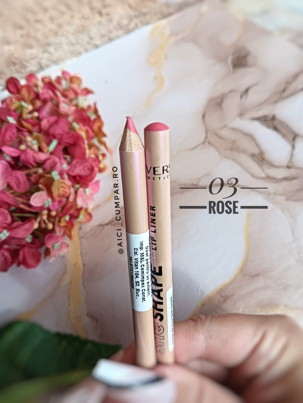 Creion contur de buze She Shape, Revers, Nr. 03 Rose, 1.8g
