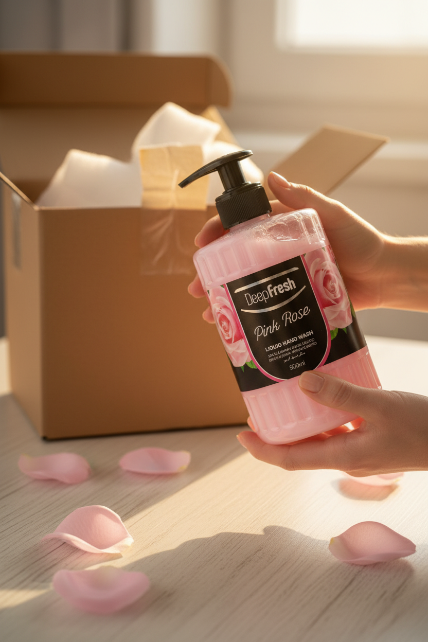 DeepFresh Pink Rose Liquid Hand Wash 500ml