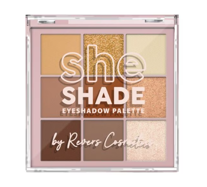 Paleta farduri de pleoape She Shade 01 Classy Bronze, Revers, 9g