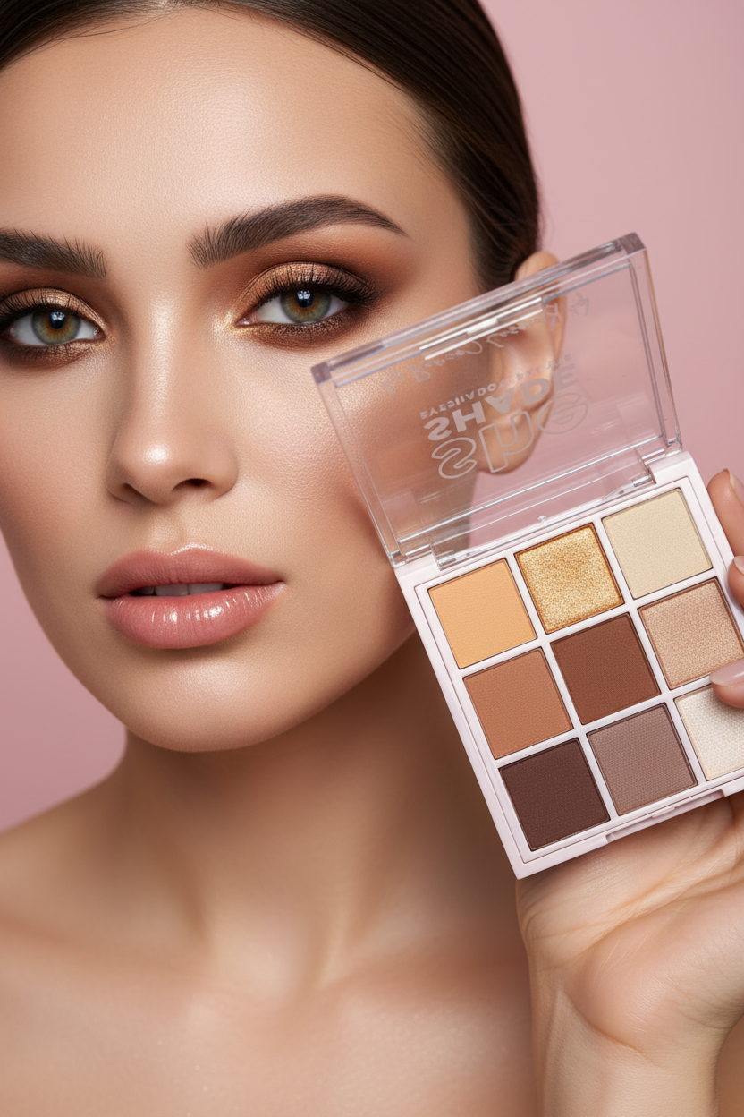 Paleta farduri de pleoape She Shade 01 Classy Bronze, Revers, 9g
