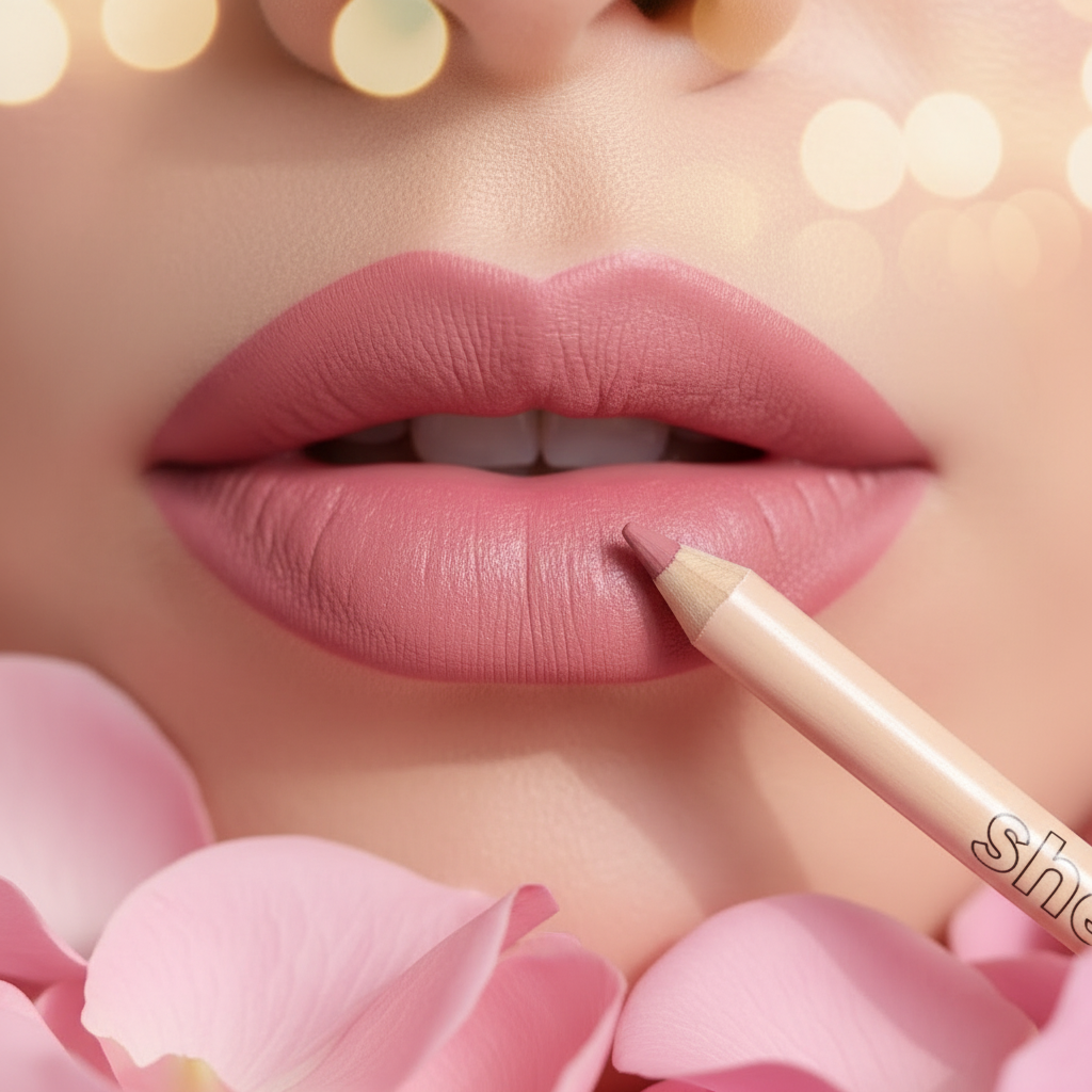 Creion Contur de Buze She Shape – Nr. 07 Creamy Pink, Revers, 1.8g