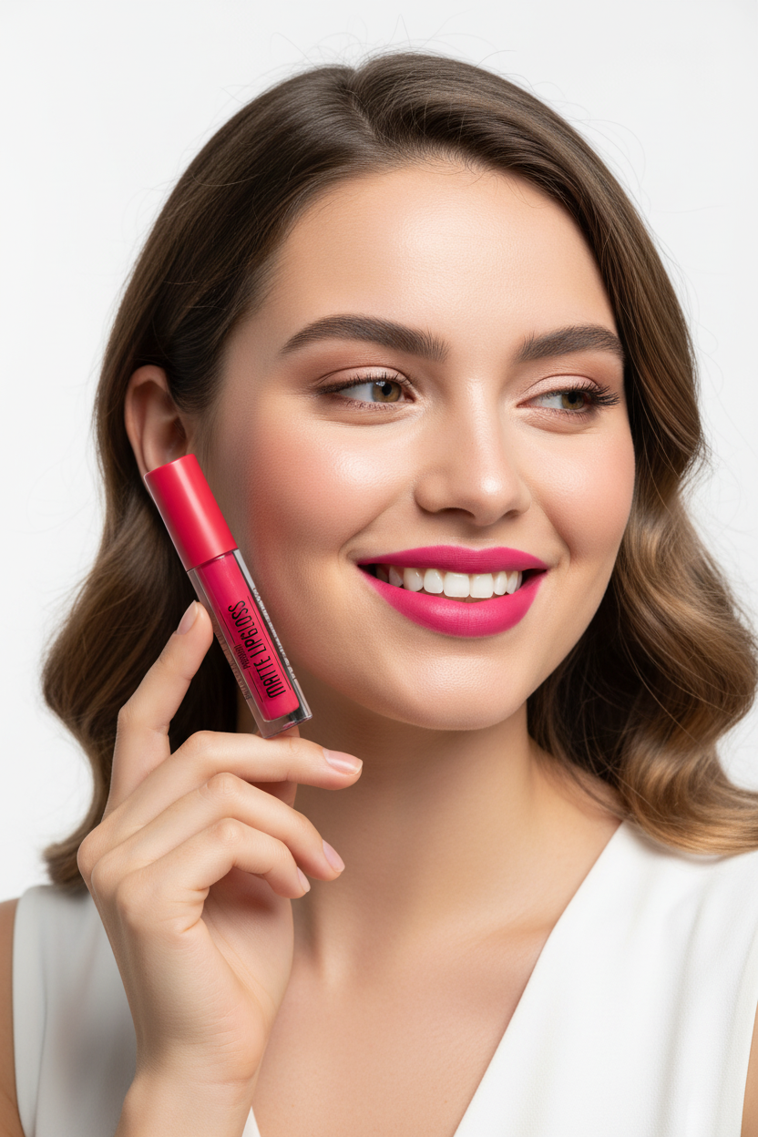 Ruj Lichid rezistent la apa, Matte Passion, Nr. 02, Pink, Magic Studio
