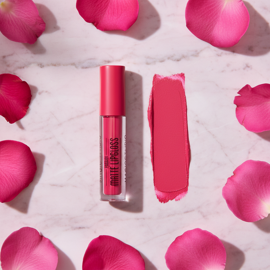 Ruj Lichid rezistent la apa, Matte Passion, Nr. 02, Pink, Magic Studio